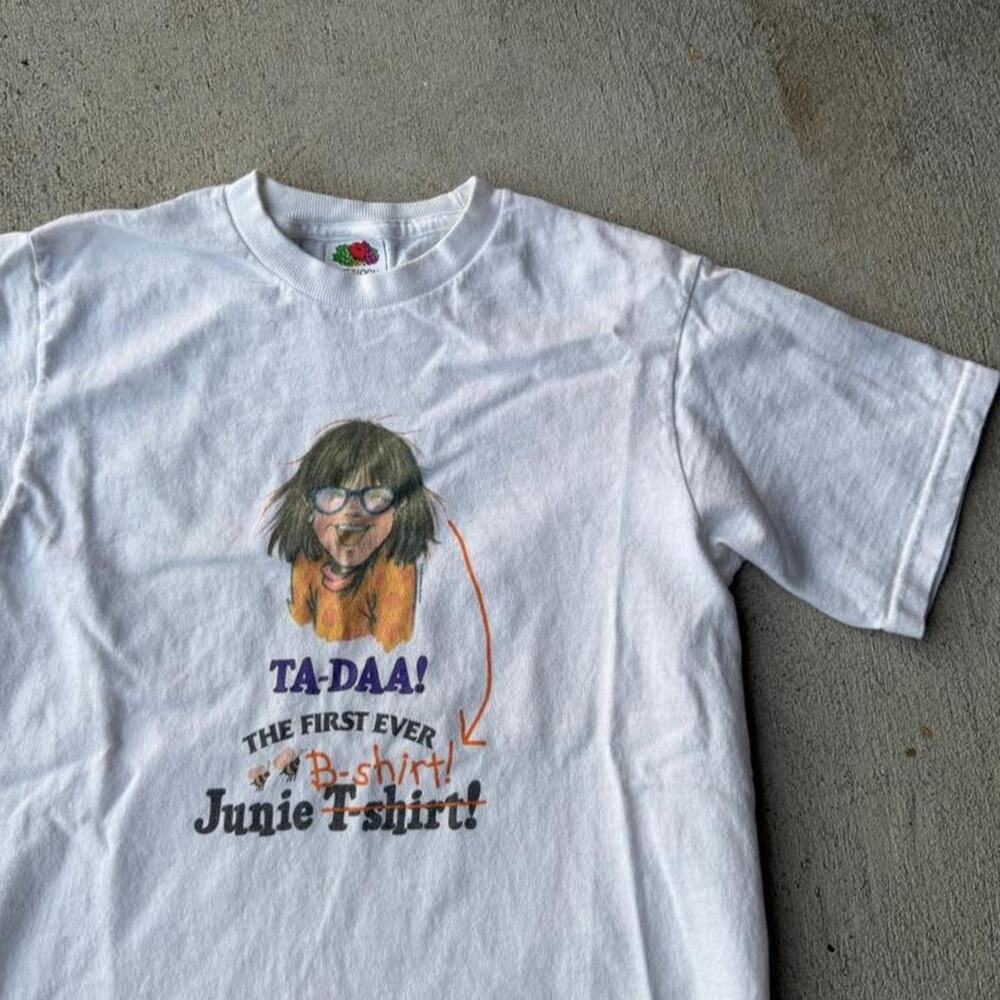 Vintage junie b jones youth white first ever t shirt 10/12